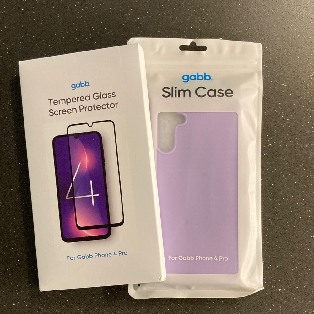 Slim Case for Gabb Phone 4 Pro and Screen Protector